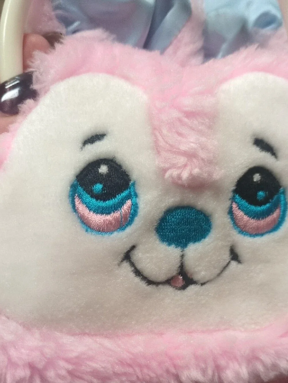 bunny purse soft pink
